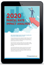 Parcel Rate Analysis Cover - 2020
